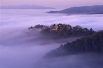 雲海展望台（雲海に浮かぶ備中松山城を望む展望台）